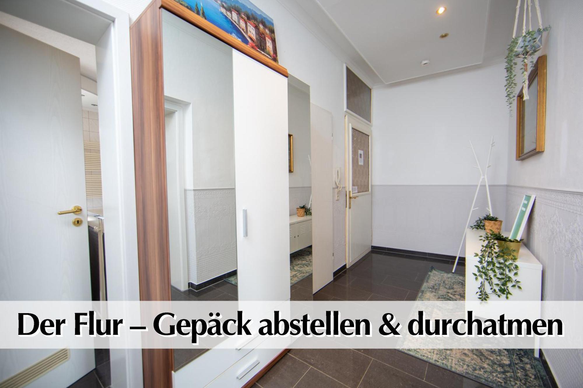 80M2 3R Wohnung Mit Privatem Parkplatz, Kingsize Betten, Smart-Tv, Etc Erfurt Buitenkant foto