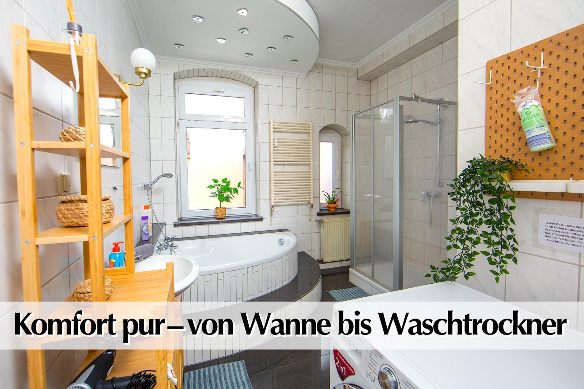 80M2 3R Wohnung Mit Privatem Parkplatz, Kingsize Betten, Smart-Tv, Etc Erfurt Buitenkant foto